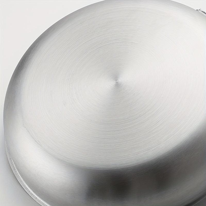 27 Stainless Steel Frying Pan, Non-Stick Coating, Gas Stove & Induction Cooker