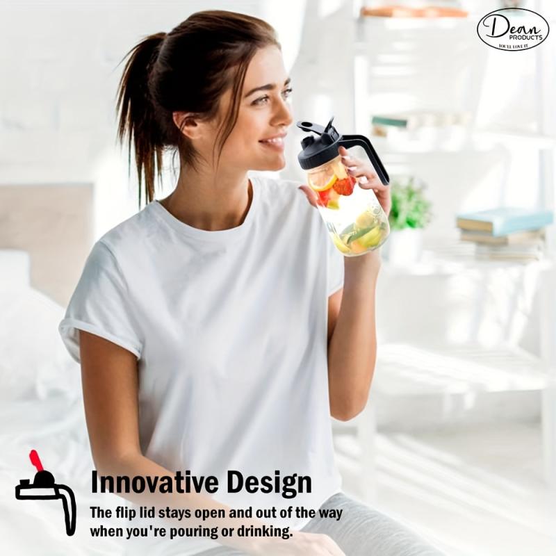 86MM Mason Jar Pour Spout Cover Wide Mouth Can Lid Plastic Pot