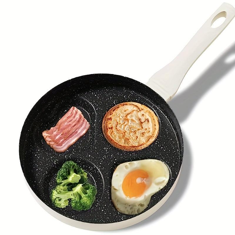 4 Cup Non Stick Egg Frying Pan for Family Breakfast