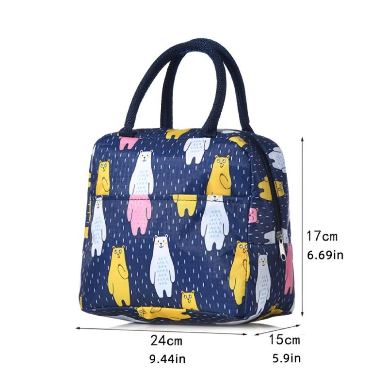 Insulated Lunch Bag with Aluminum Foil Lining