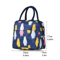 Insulated Lunch Bag with Aluminum Foil Lining