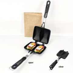 1pc Sandwich Die cast Aluminum Baking Pan Non stick Frying Pan