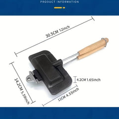 Non-Stick Double-Sided Sandwich Maker for Gas Stovetop & Induction Cooker