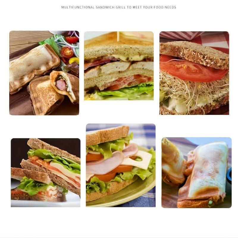 Non-Stick Double-Sided Sandwich Maker for Gas Stovetop & Induction Cooker