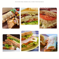 Non-Stick Double-Sided Sandwich Maker for Gas Stovetop & Induction Cooker