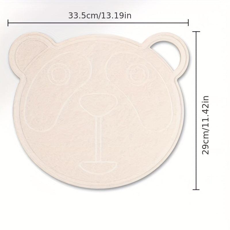 1pc Panda Cutting Board Antibacterial Plastic Kitchen Gadget