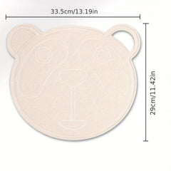 1pc Panda Cutting Board Antibacterial Plastic Kitchen Gadget
