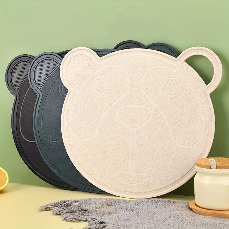 1pc Panda Cutting Board Antibacterial Plastic Kitchen Gadget