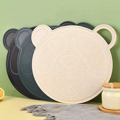 1pc Panda Cutting Board Antibacterial Plastic Kitchen Gadget