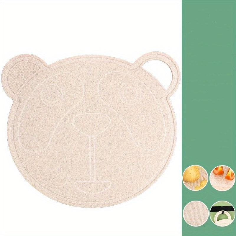 1pc Panda Cutting Board Antibacterial Plastic Kitchen Gadget