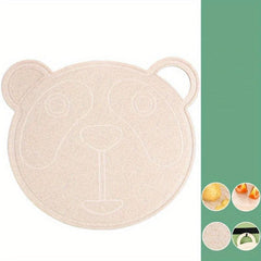 1pc Panda Cutting Board Antibacterial Plastic Kitchen Gadget