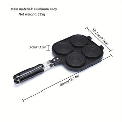 Aluminum Diecast Removable Wheel Cake Baking Pan Non-stick