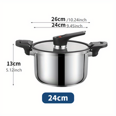 304 Stainless Steel 19-24cm Micro Pressure Cooker