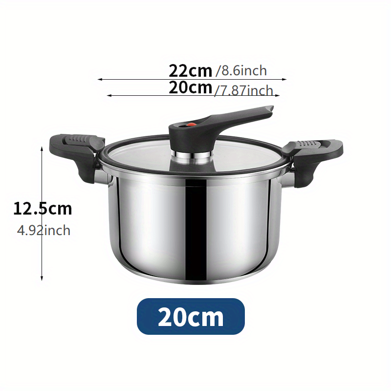 304 Stainless Steel 19-24cm Micro Pressure Cooker