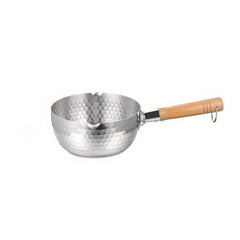 1pc Stainless Steel Saucepan 16cm Double Spout Saucier Kitchen Utensils
