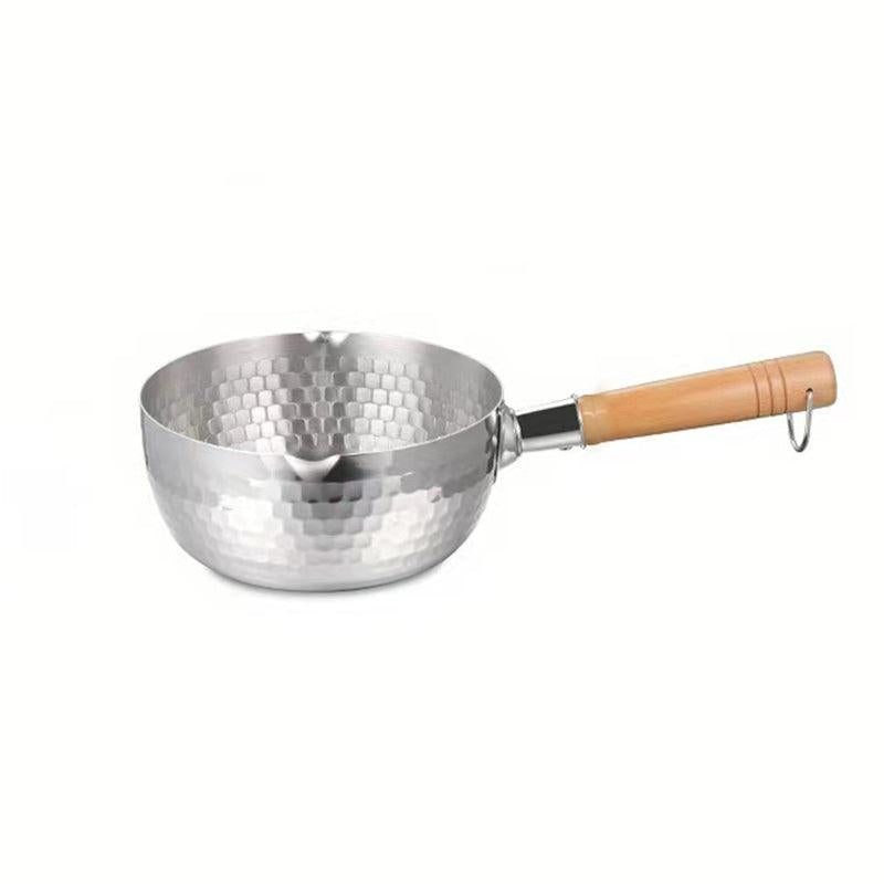 1pc Stainless Steel Saucepan 16cm Double Spout Saucier Kitchen Utensils