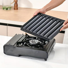 Commercial Grilled Sausage Maker Gas Stove Mold Square 8 Tubes Plate