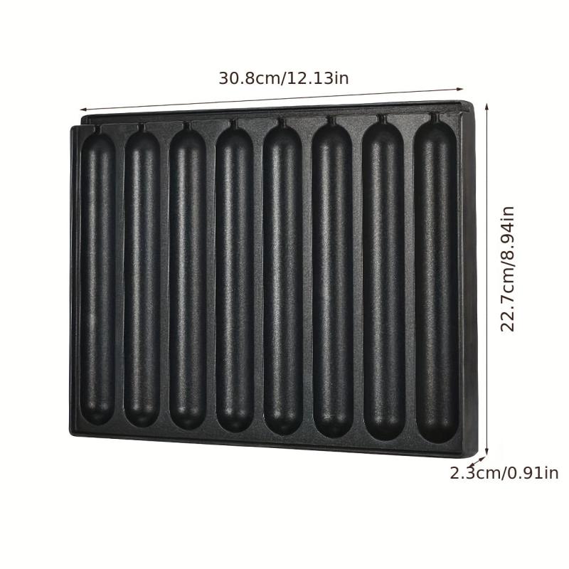 Commercial Grilled Sausage Maker Gas Stove Mold Square 8 Tubes Plate