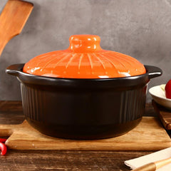 3400ml Ceramic Casserole Stew Pot High Temp Resistant