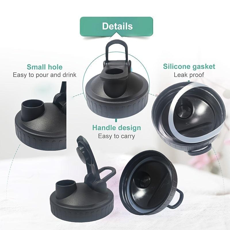 2pcs Wide Mouth Mason Jar Pour Spout Lids with Handle