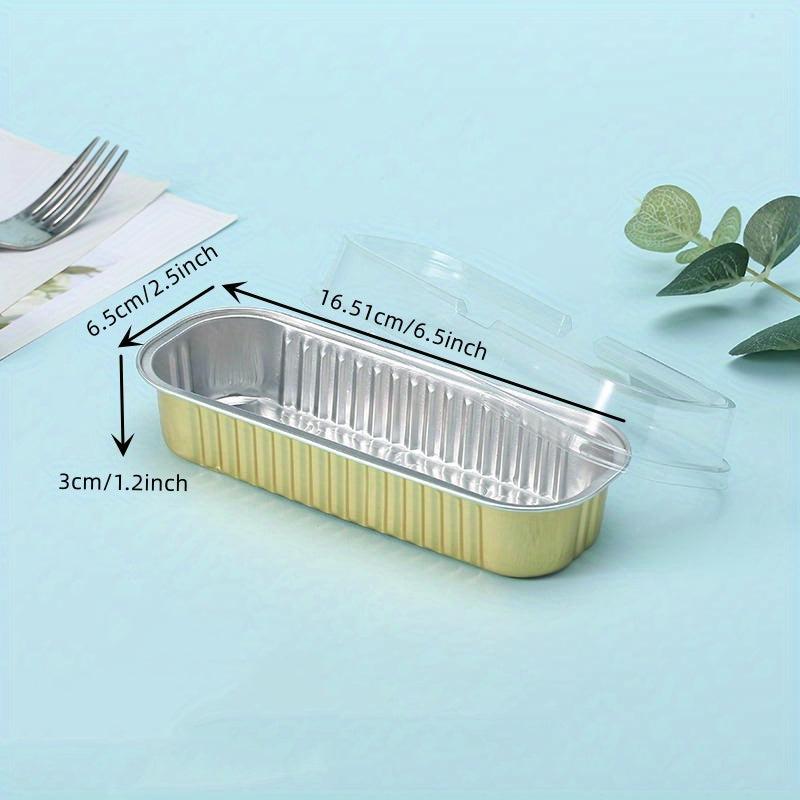 Golden Aluminum Foil Cupcake Baking Cups with Lids