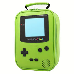Gameboy Leather Lunch Bag Insulated Cooler for Kids Boys Girls