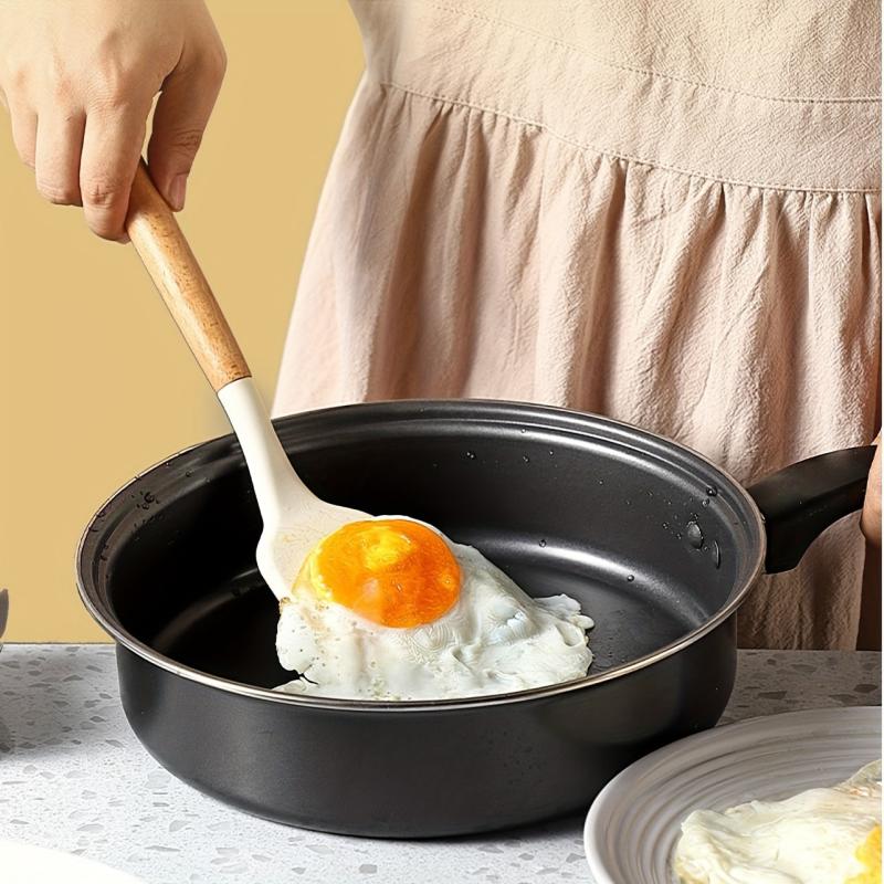3pcs Silicone Spatula Set Heat resistant Frying Omelet Soup Spoon
