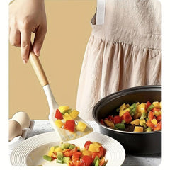 3pcs Silicone Spatula Set Heat resistant Frying Omelet Soup Spoon