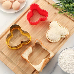 Stainless Steel Bear Shaped Sandwich Cutting Mold with Hand Protector