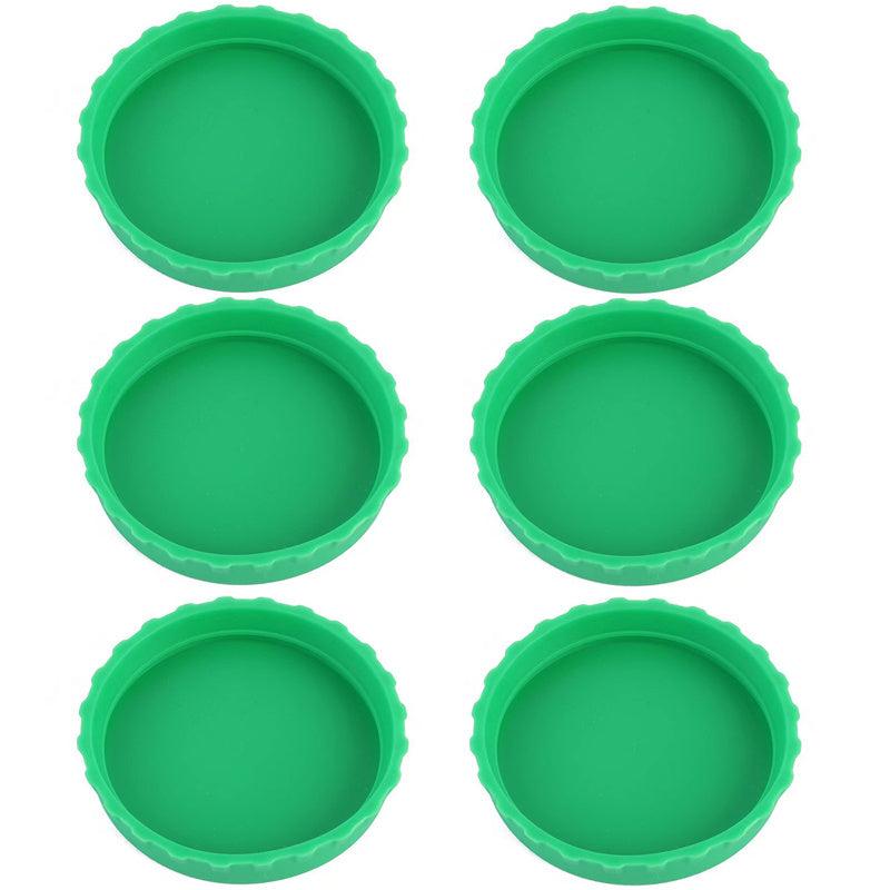 6pcs Leak-proof Sealing Silicone Cover for Beer Bottle Soda Cans