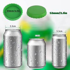 6pcs Leak-proof Sealing Silicone Cover for Beer Bottle Soda Cans