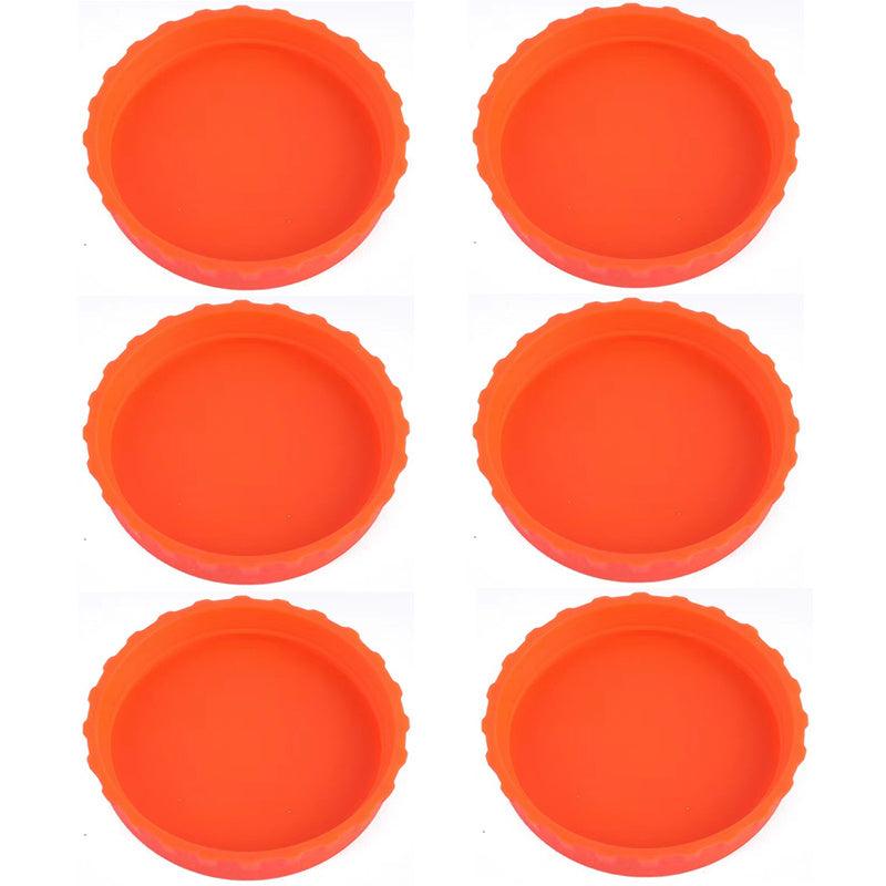 6pcs Leak-proof Sealing Silicone Cover for Beer Bottle Soda Cans