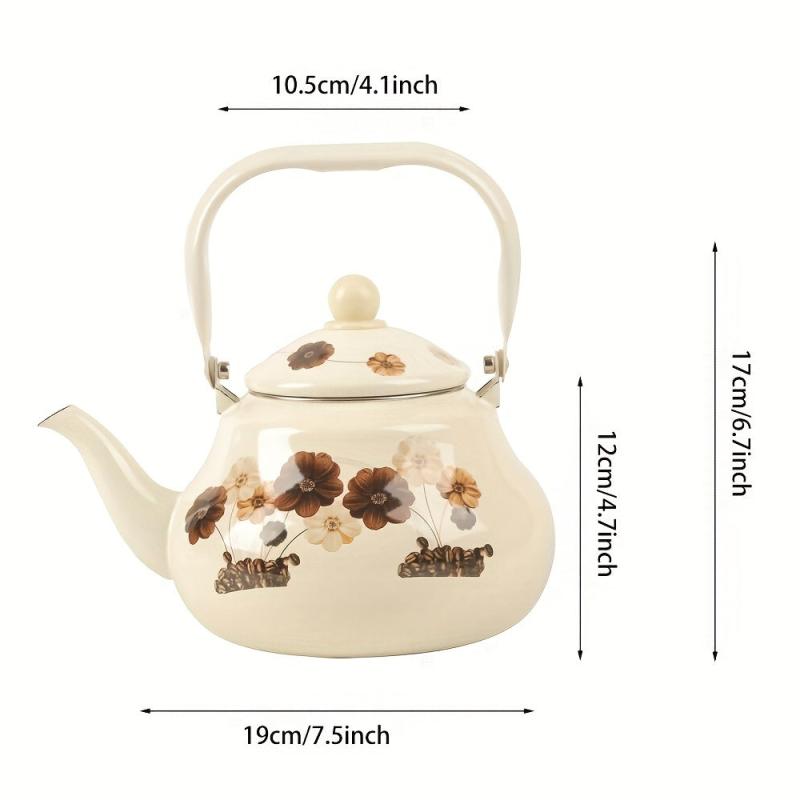 Enamel Ivory Meisheng Pot Boiled Water Coffee Pot 1.5L 2.0L 2.5L