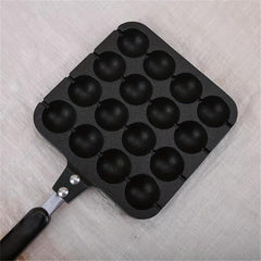 Heavy Duty Non Stick Takoyaki Pan 16 Holes Octopus Ball Maker