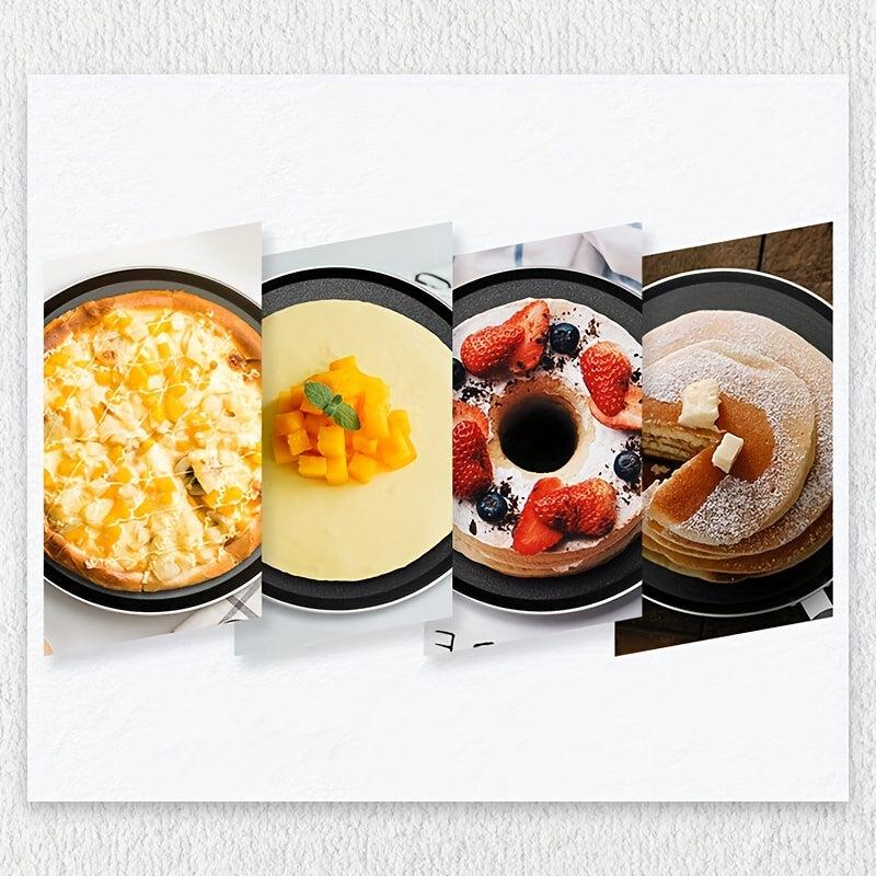 Stainless Steel Crepe Pan 23 Comal Griddle for Induction Cooker