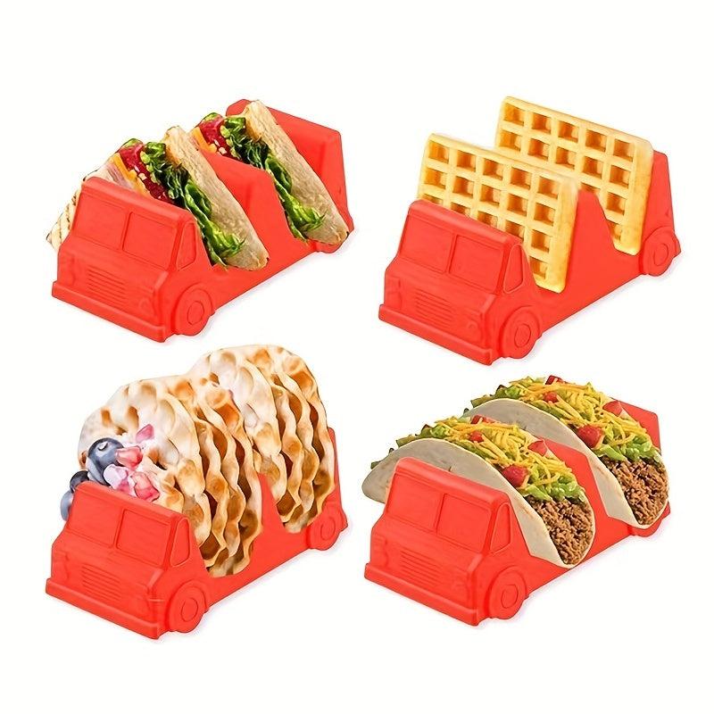 2pcs Mexican Tortilla Rack Car Shaped Taco Holder Stand
