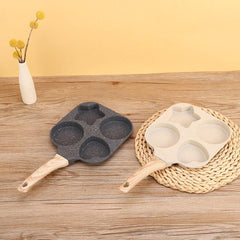 Sun Moon Stars Four Hole Egg Pan Medical Stone Non Stick Frying Pan