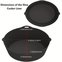 Reusable Silicone Slow Pot Liner for 7-8 Quarts Pot