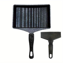 Tamagoyaki Pan Set Non Stick Omelette Pan with Spatula and Brush