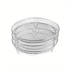 3 Tier Air Fryer Rack Stainless Steel Dehydrator Cooling Rack