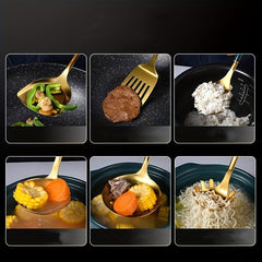 Cooking Utensils Set Spatula Soup Spoon Stainless Steel Cutlery Set