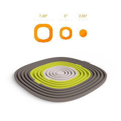 3-In-1 Silicone Heat Resistant Pad Pot Coaster Drain Mat Coaster
