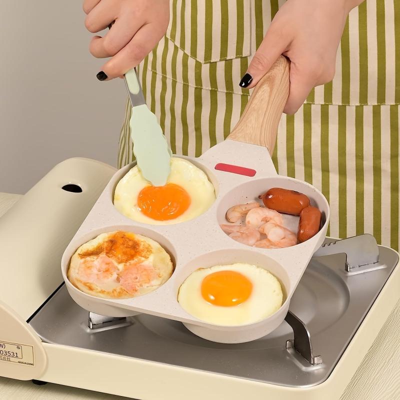 Nonstick Egg Frying Pan 4 Cup Ham Pancake Maker