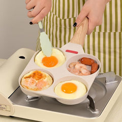 Nonstick Egg Frying Pan 4 Cup Ham Pancake Maker