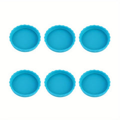 6pcs Silicone Can Lids Sealing Cover Beverage Beer Can