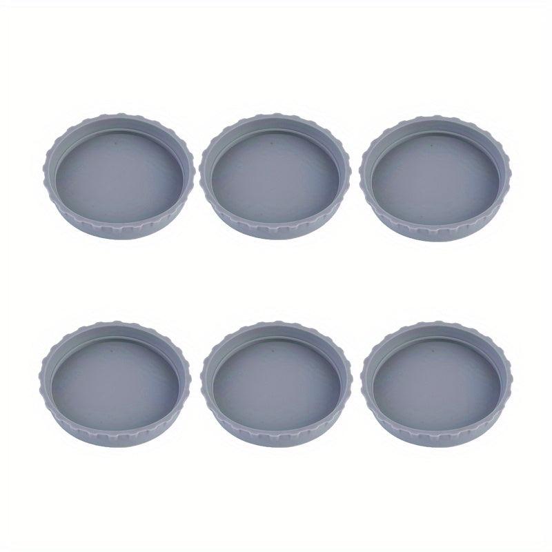 6pcs Silicone Can Lids Sealing Cover Beverage Beer Can