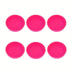 6pcs Silicone Can Lids Sealing Cover Beverage Beer Can