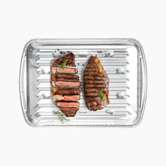 10pcs Aluminum Pans 22x86x33cm Disposable Foil Half Size Steam Table Deep Pans