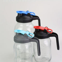 Mason Jar Lids Pour Spout Airtight Flip Cap Handle