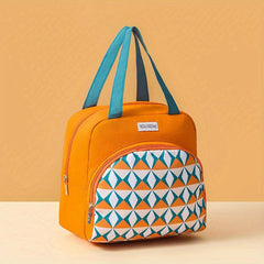 Waterproof Double Deck Bento Box Bag for Students and Office Workers